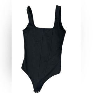 Abercrombie & Fitch seamless corset bodysuit in black 🖤✔️
